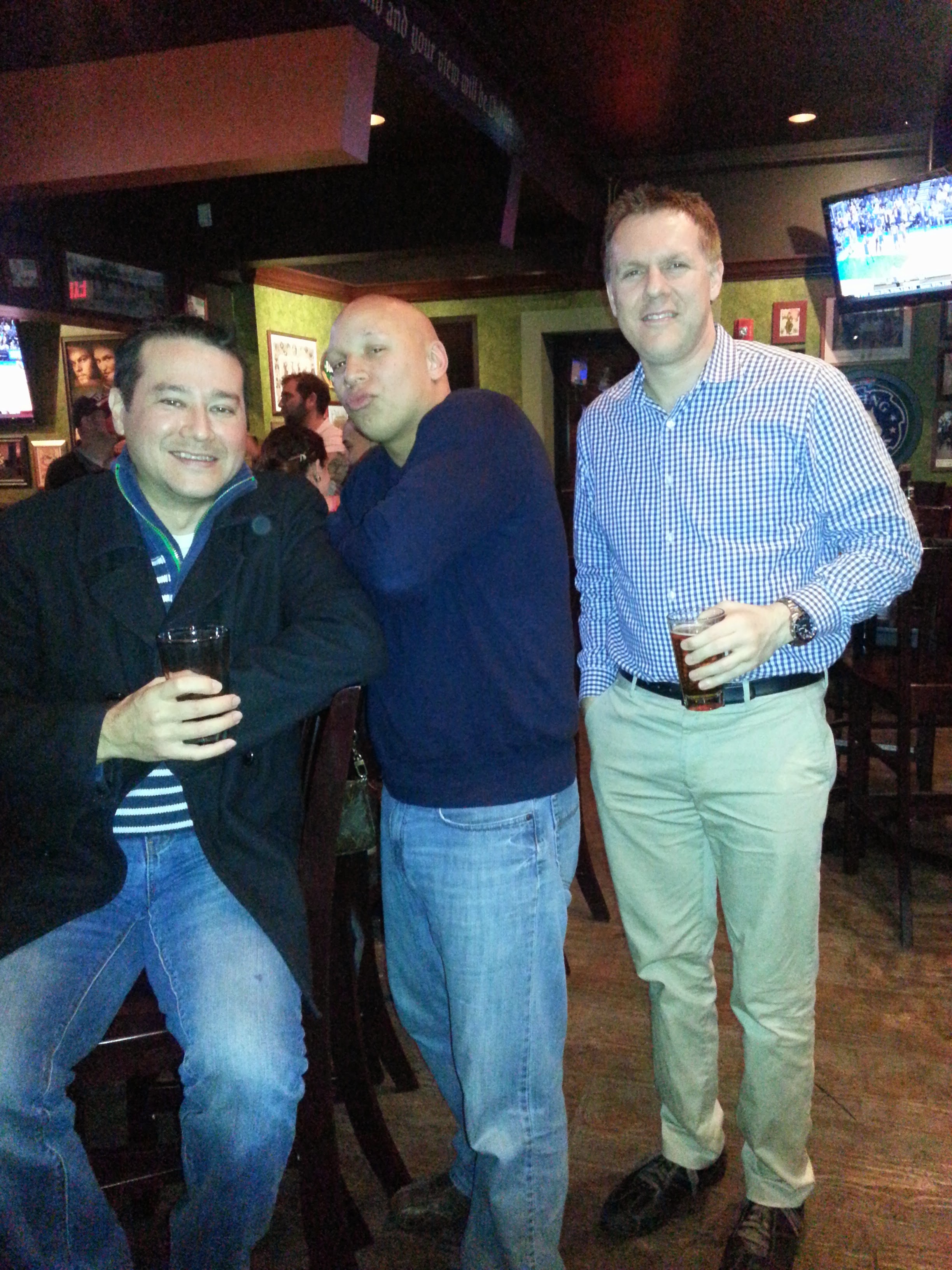 Lawyer A. Twillie II with friends during his paralegal certificate years